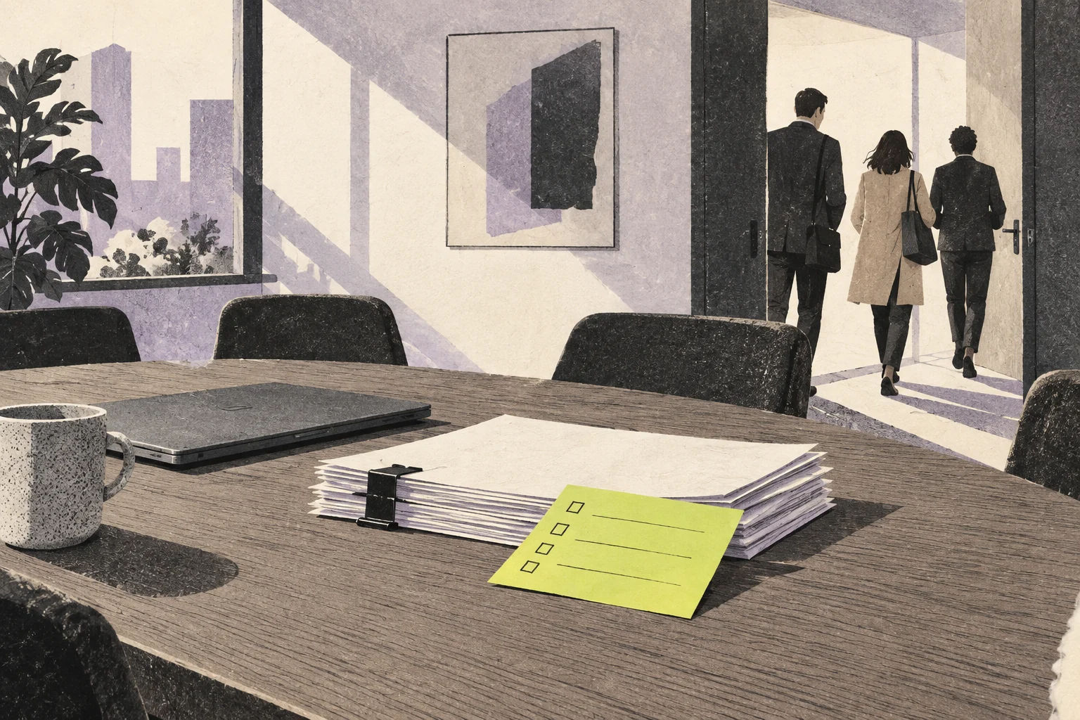 Editorial cover image for AI took the meeting notes. Who is doing the work?.